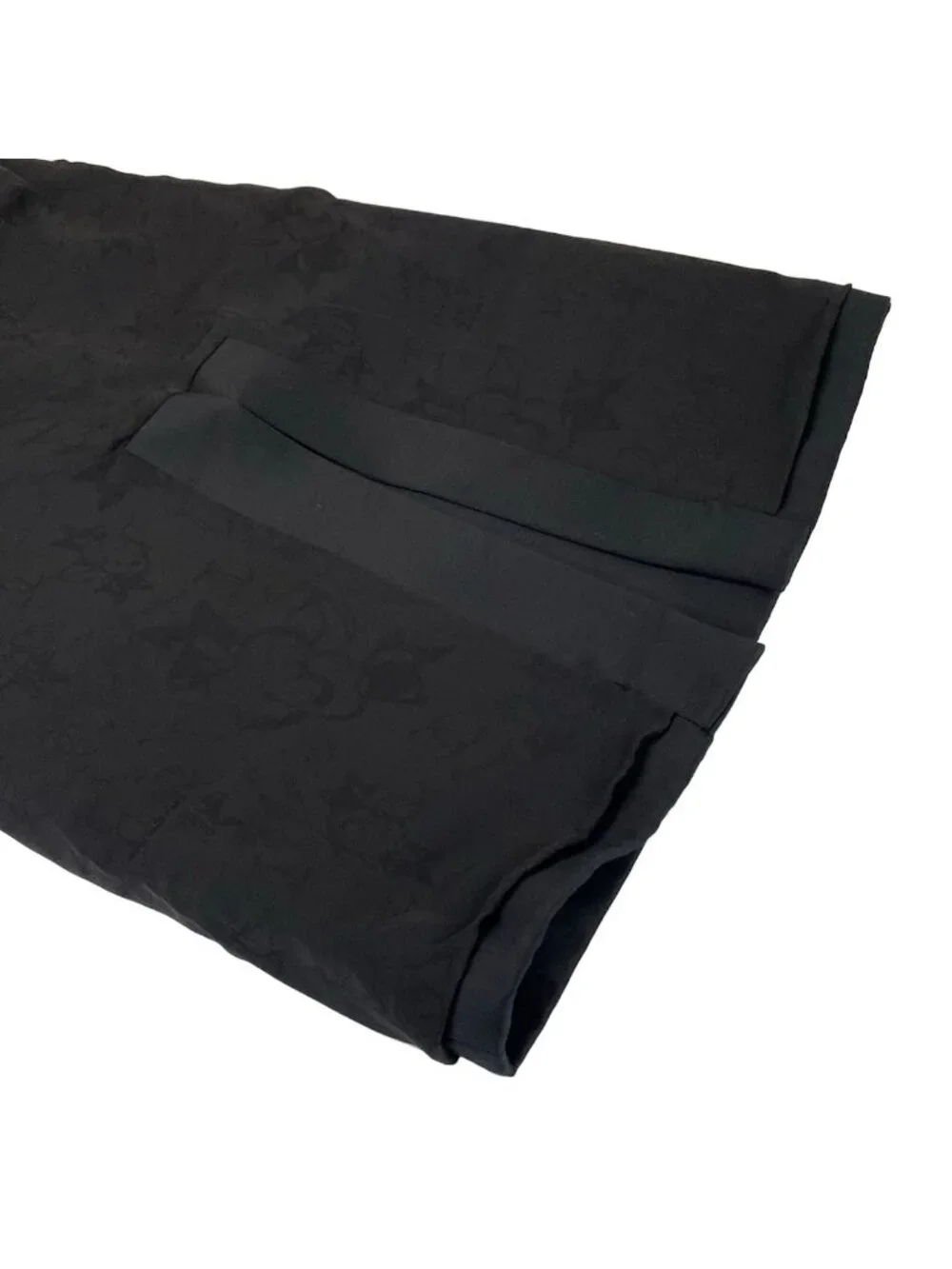 Chanel Long Skirt Black Cotton